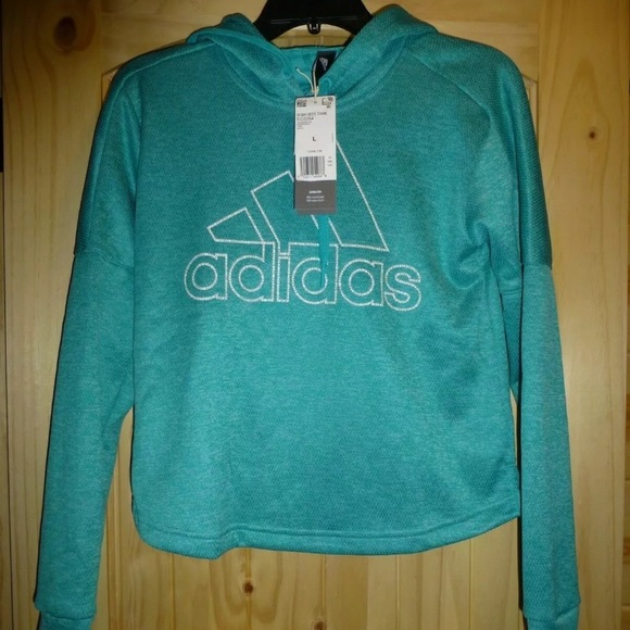 Women's Adidas Team Issue Bos Pullover Hoodie - Picture 7 of 9